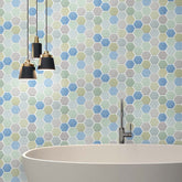 WAVE SORBET MIX HEXAGON GLOSS 73X73